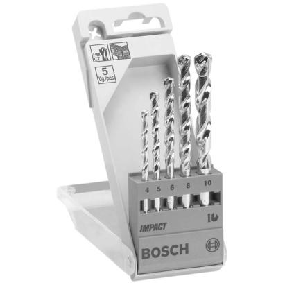 Set 5 burghie Bosch CYL-1 pentru piatra si zidarie, 4-10 mm