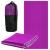 Prosop de plaja cu uscare de rapida, husa de transport, 75x150cm, violet Household NewTrend