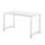 Birou Herning reglabil pe înălțime, alb, 120x60x75 cm, en.casa