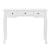 Consolă pentru hol albă, stil clasic, cu 3 sertare, 100x35x78 cm