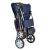 Cărucior pentru animale Niceville cu husă de ploaie și geantă, albastru