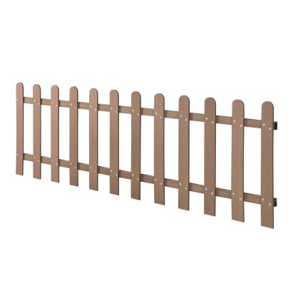 Gartenzaun Elda WPC 200x60 cm Braun neu.holz