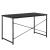 Birou Røros 120x60x72 cm negru, cu cadru metalic, en.casa