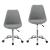 Scaun de birou Atherton gri deschis, reglabil pe inaltime