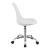 Scaun de birou Atherton alb, reglabil pe inaltime, cu roti