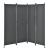 Paravan exterior pliabil Modica 170x215 cm, 4 panouri, gri