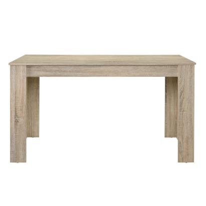 Masă dining Nora pentru 6 persoane, 140x90x77 cm, stejar deschis