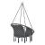 Fotoliu suspendat Kailua pentru interior si exterior, gri inchis
