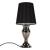 Moderne Tischlampe H:48cm Schwarz Tischleuchte Lampe Leuchte [Lux.Pro]