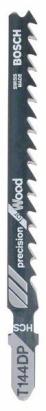 Set 5 panze Bosch T 144 DP Precision for Wood, 100 mm, pentru lemn