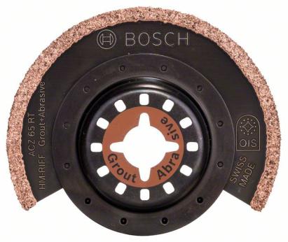 Panza segmentata Bosch RIFF cu carburi metalice 65 mm pentru rosturi