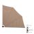 Paravan lateral retractabil Ragusa 160x160 cm bej pentru balcon si terasa