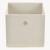 Faltbox 10er-Set 30x30x28 cm Vliesstoff Beige en.casa