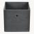 Faltbox 10er-Set 30x30x28 cm Vliesstoff Dunkelgrau en.casa