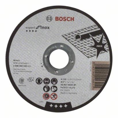 Disc de tăiere Bosch pentru inox 125 x 1,6 mm, Expert for Inox