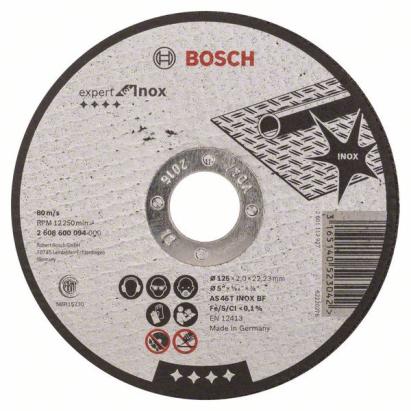 Disc de tăiere inox Bosch Expert 125x2,0 mm pentru polizor unghiular