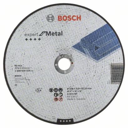 Disc de tăiere metal Bosch Expert 230 x 3,0 mm pentru polizor unghiular
