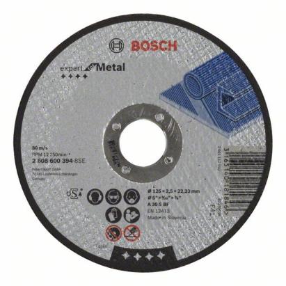Disc de tăiere Bosch Expert pentru metal, 125 mm, grosime 2,5 mm