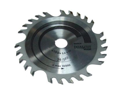 Panza circulara Bosch Dualcut Wood pentru lemn, 150x20x2,4 mm, 25 dinti