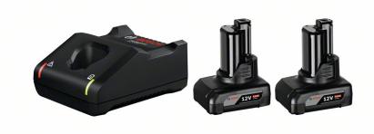 Bosch  Set GAL12V-40 + 2xGBA12V -Set incarcator rapid  Li-Ion 18V,6Ah +2Acumulatori Li-Ion 12V, 4Ah