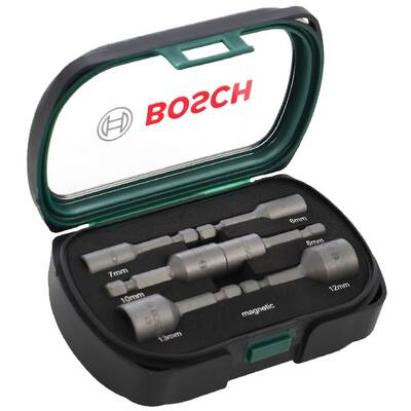 Set 6 chei tubulare Bosch magnetice 6-13 mm, coada hexagonala 1/4"