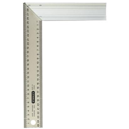 Echer de dulgherie Stanley din otel 250x140 mm, gradare pe ambele fete