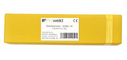 Electrod inox ProWELD E308L-16 2.0x300 mm, tub 2 kg pentru sudura