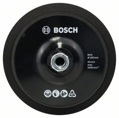 Disc suport Bosch M14 150 mm pentru bureti de polisare cu prindere Velcro