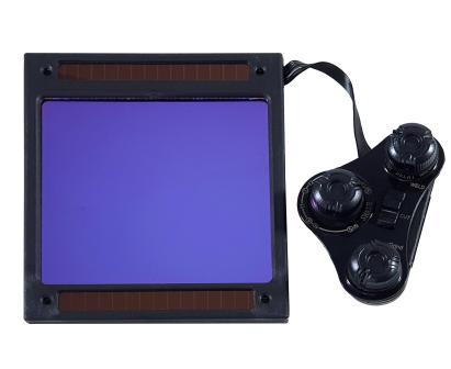 Ecran cu filtru optic și cristale lichide pentru mască de sudură 132x114 mm