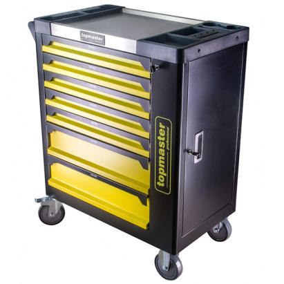 Dulap de scule cu 7 sertare, 182 piese si capacitate 550 kg TMP