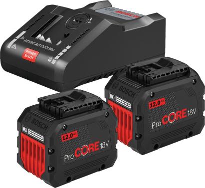 Bosch Set GAL 18V-160C+2x ProCORE18V 12.0Ah +GCY 42 -Set incarcator Power Boost 18V, 16Ah+2 Acumulatori Li-Ion 18V, 12Ah + Modul de conectare prin bluetooth