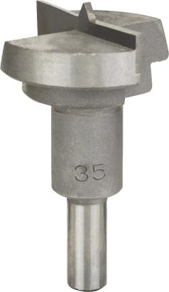 Burghiu Bosch pentru balamale, din carburi metalice, 35x56 mm, tijă 8 mm