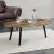 Couchtisch Viborg 109,5 x 59,5 x 39,5 cm dunkler Holzton en.casa