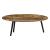 Couchtisch Viborg 109,5 x 59,5 x 39,5 cm dunkler Holzton en.casa