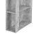 Masă de bar Danderyd 120x60x105,5 cm cu 3 rafturi, aspect beton