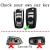 Husa cheie smartkey BMW Seria F 3/4 butoane, TPU negru cu contur silver