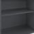 Badezimmerschrank Trosa 62x45x25 cm WPC Dunkelgrau en.casa