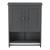 Badezimmerschrank Steyr 65x49x15 cm Dunkelgrau MDF en.casa