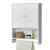 Badezimmerschrank Steyr 65x49x15 cm Weiß MDF en.casa