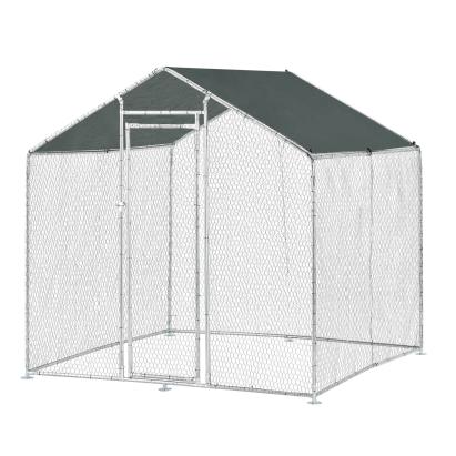 Tarc exterior pentru păsări și animale mici 2x2x2 m cu acoperiș