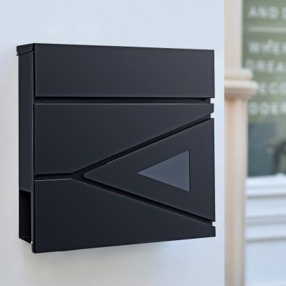 Cutie poștală Schönburg din oțel galvanizat antracit, 37x37x11 cm