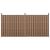 WPC Gartenzaun Langero 185x376 cm Braun neu.holz