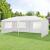 Pavilion de grădină Wedau 600x300x255 cm alb, cu 6 pereți