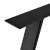 2er-Set Tischgestell 70x10x72 cm Metallgestell Schwarz en.casa