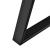 2er-Set Tischgestell 70x10x72 cm Metallgestell Schwarz en.casa