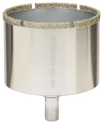 Carotă diamantată Bosch 68 mm pentru ceramică, gresie și piatră naturală