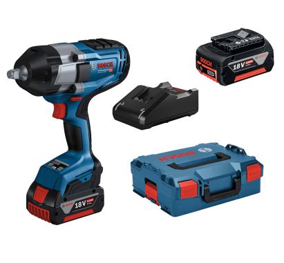 Surubelnita cu impact Bosch GDS 18V-1000, 1000 Nm, 2x 5.0Ah, L-BOXX