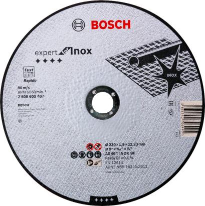 Disc de tăiere inox Bosch Expert for Inox Rapido 230 x 1,9 mm