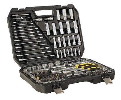 Set chei tubulare 216 piese CR-V cu antrenare 1/4, 3/8 si 1/2