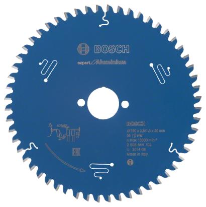 Panza ferastrau circular Bosch Expert pentru aluminiu 190x30 mm, 56 dinti